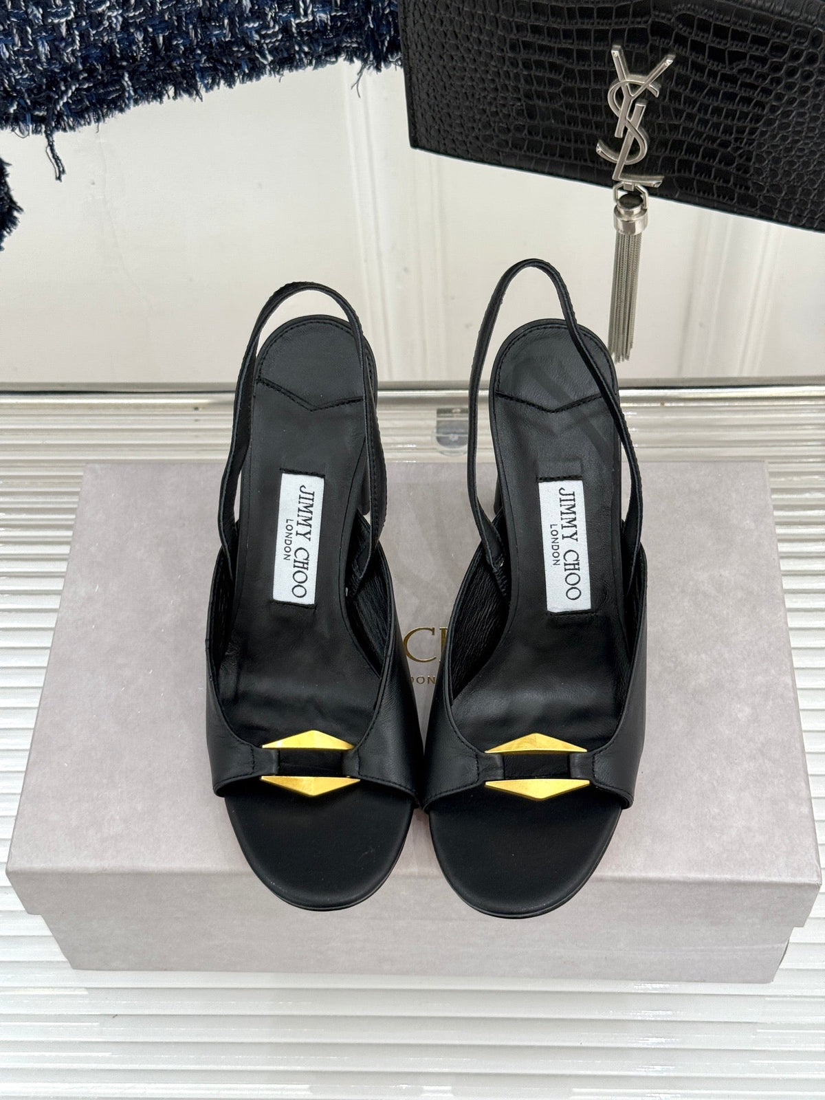 JC 26s Lev Slingback Sandals 9.5cm Leather 174583
