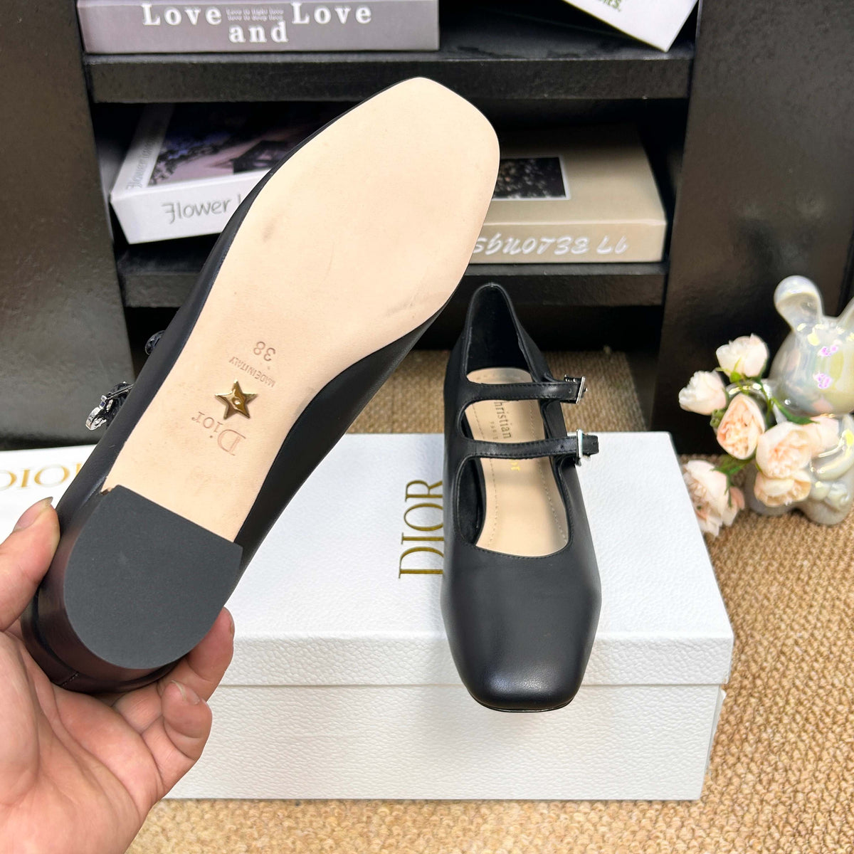 CD 26s Mary Jane Pumps Black Calfskin 157540