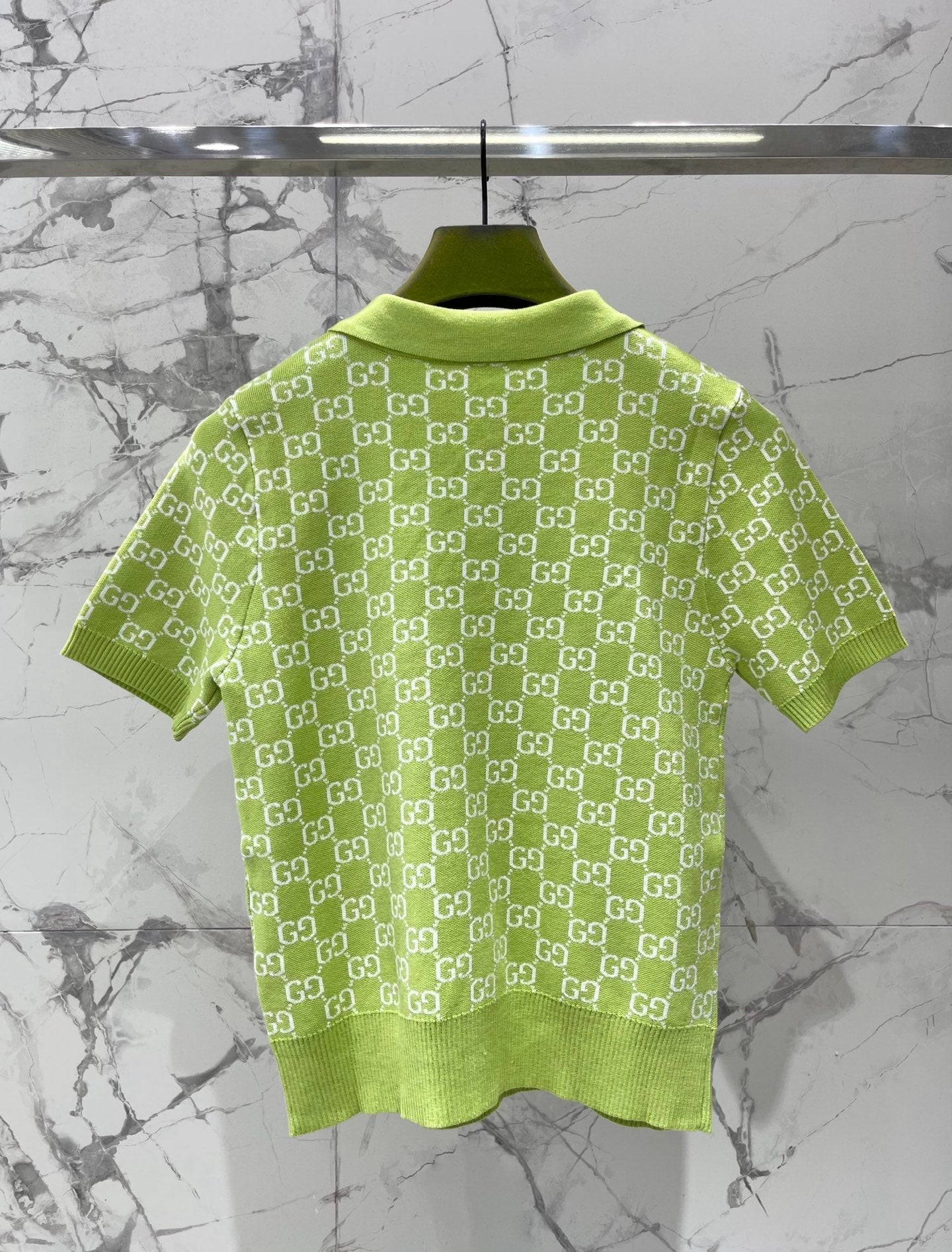 Gucci 26s Short-Sleeve Crewneck Knit T-Shirt 471