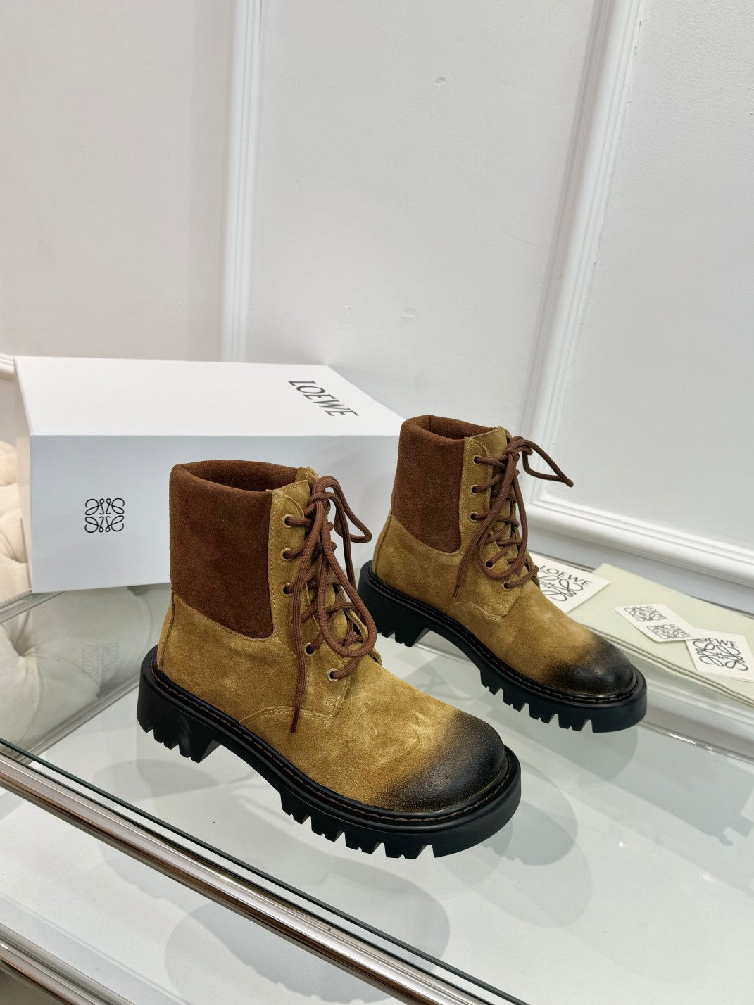 Loewe Sierra Boot Tobacco / Chocolate Suede 984778