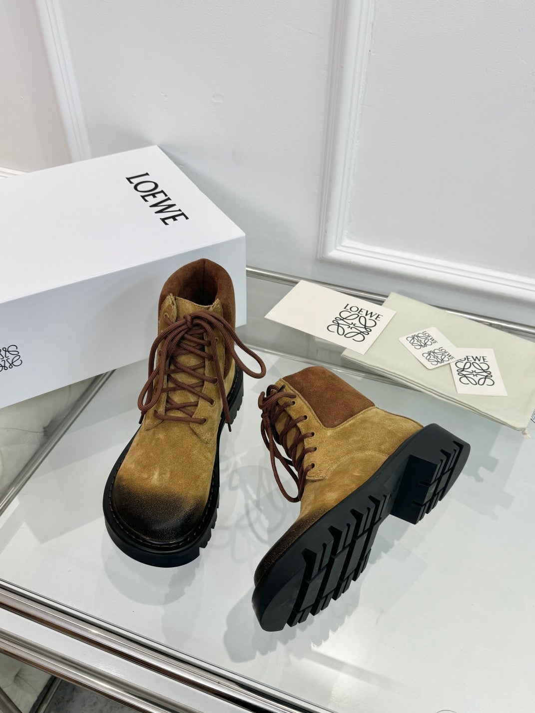 Loewe Sierra Boot Tobacco / Chocolate Suede 984778