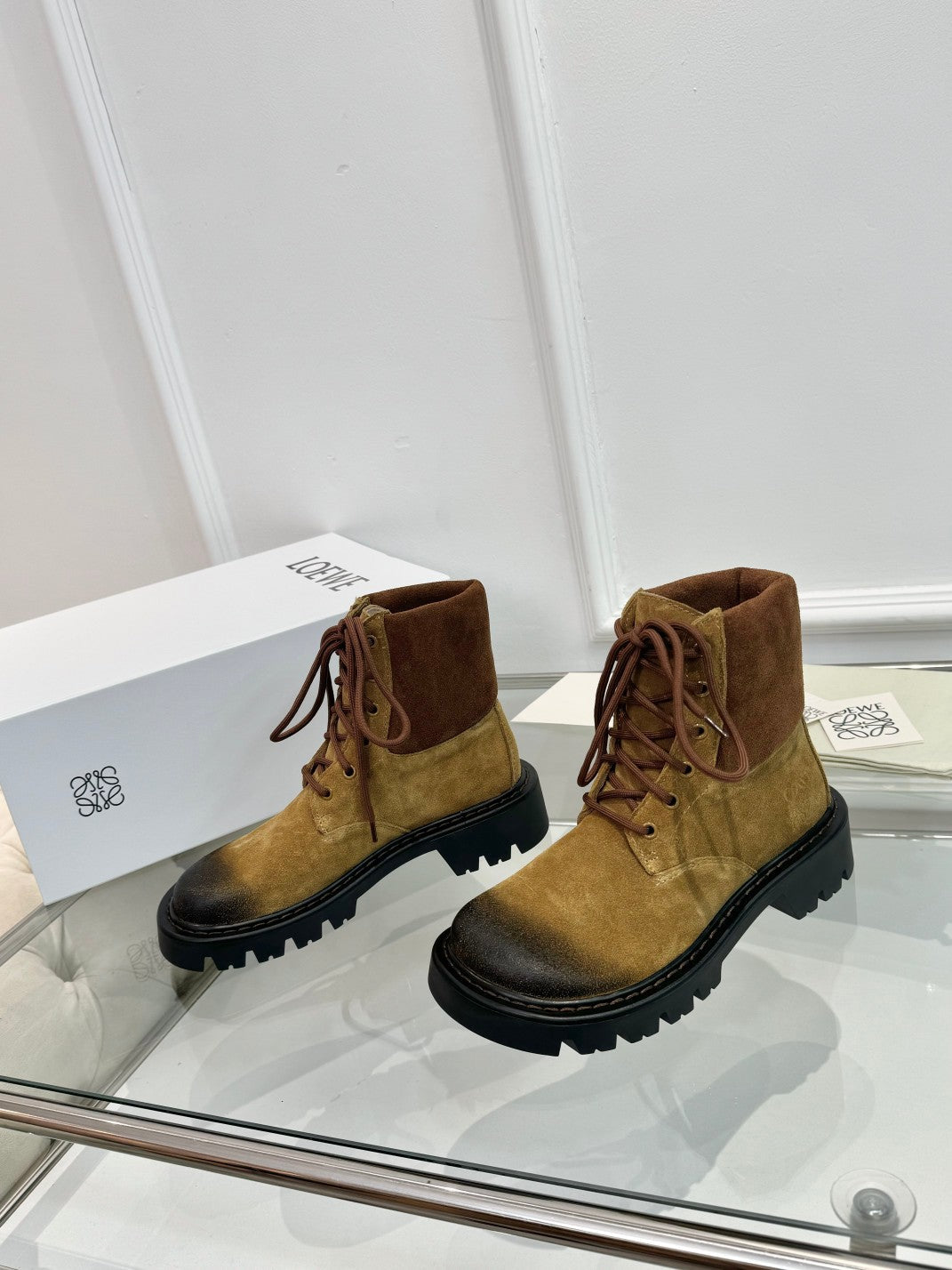Loewe Sierra Boot Tobacco / Chocolate Suede 984778