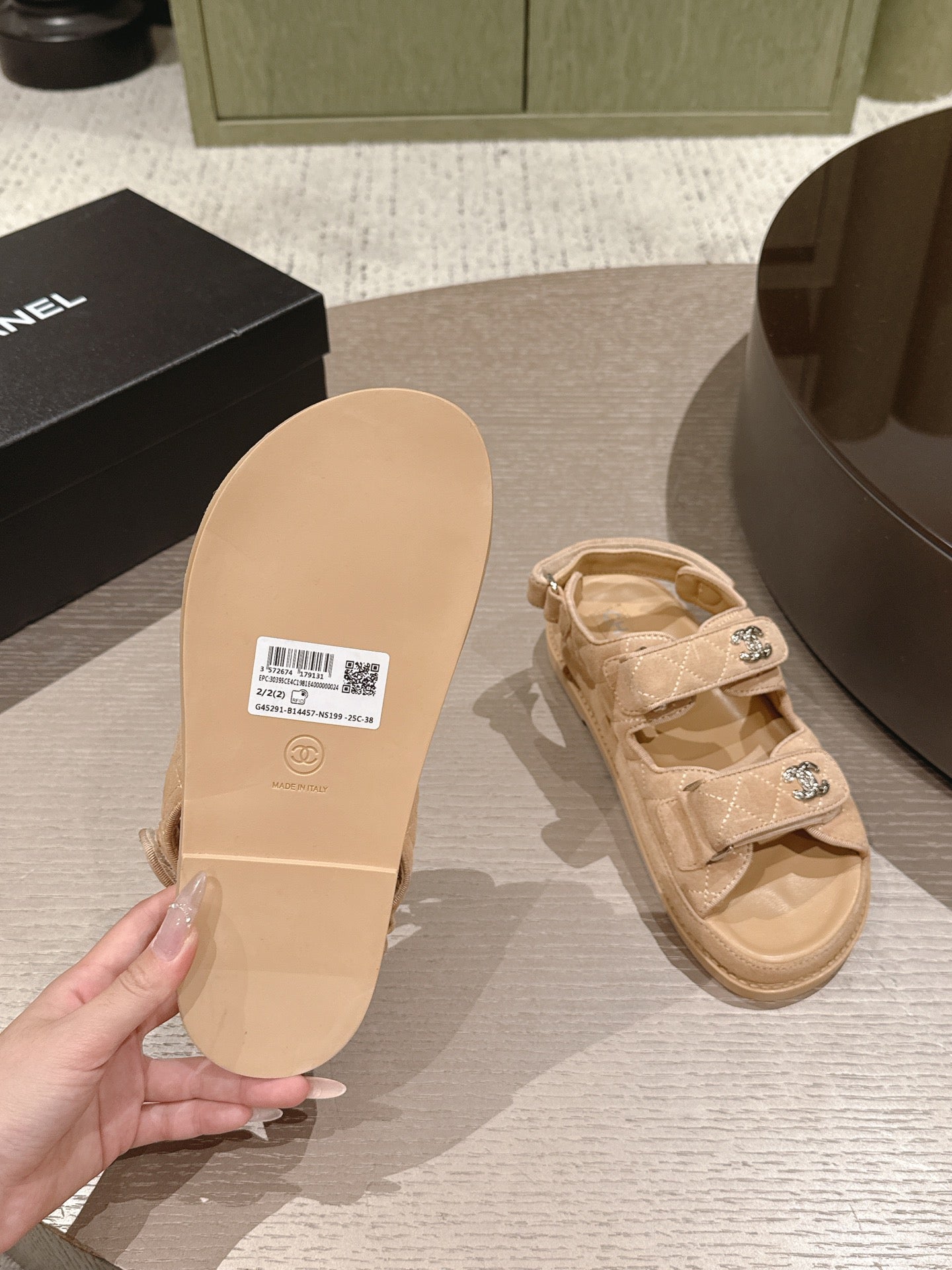 CC 26s Dad Sandal Light Brown Suede 762929