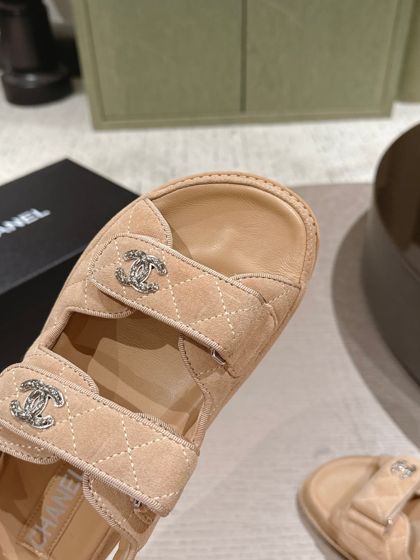 CC 26s Dad Sandal Light Brown Suede 762929