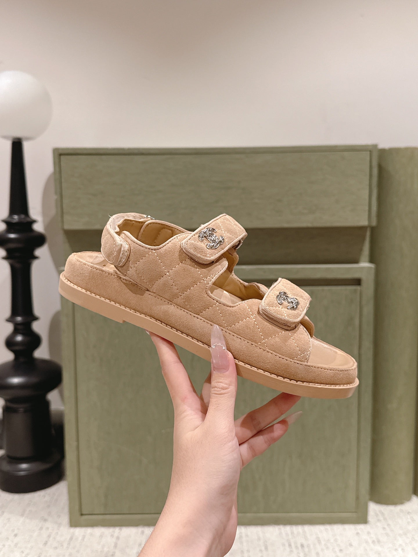 CC 26s Dad Sandal Light Brown Suede 762929