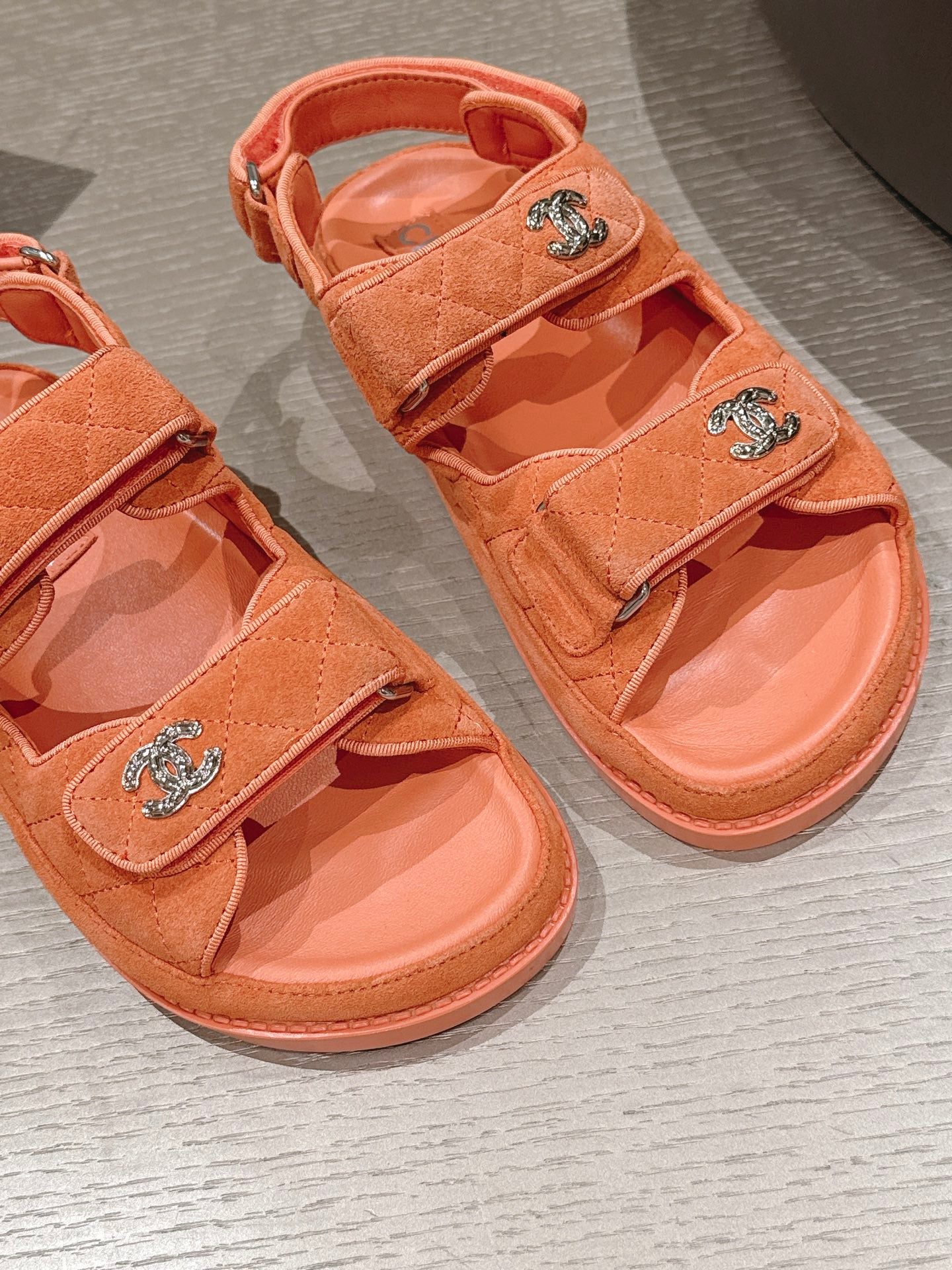 CC 26s Dad Sandal Orange Suede 762932