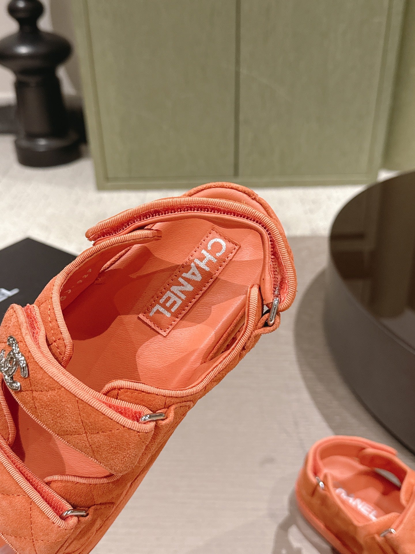 CC 26s Dad Sandal Orange Suede 762932