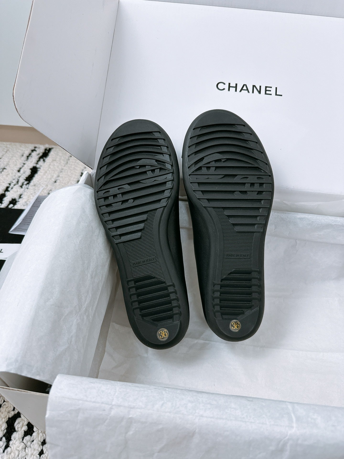 CC Mary Janes 15mm In Black Lambskin Cowhide Leather 144720