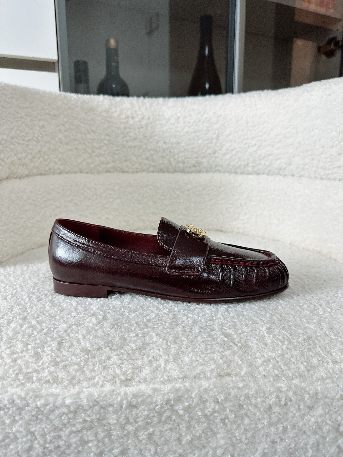 CC 26A Métiers d’art 2026 Loafer Burgundy Glossy Sheepskin 900704