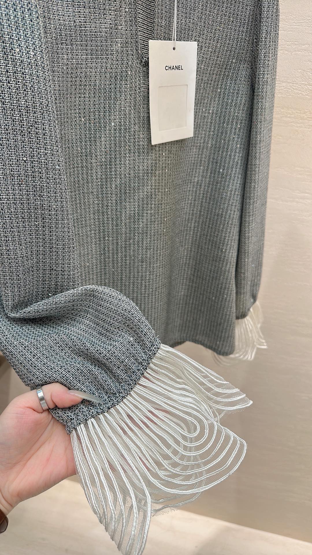 Chanel 26s Long-Sleeve Blouse 872
