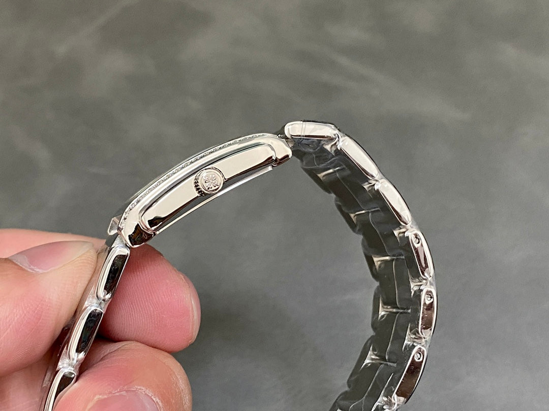 PATEK Twenty-Four 25mm Silver Brown Dial