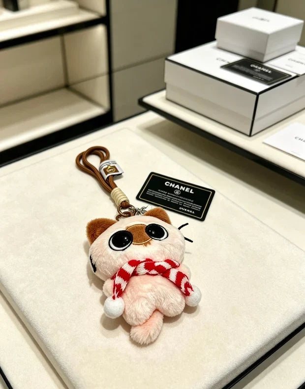 Chanel Plush Cute Cat Charm