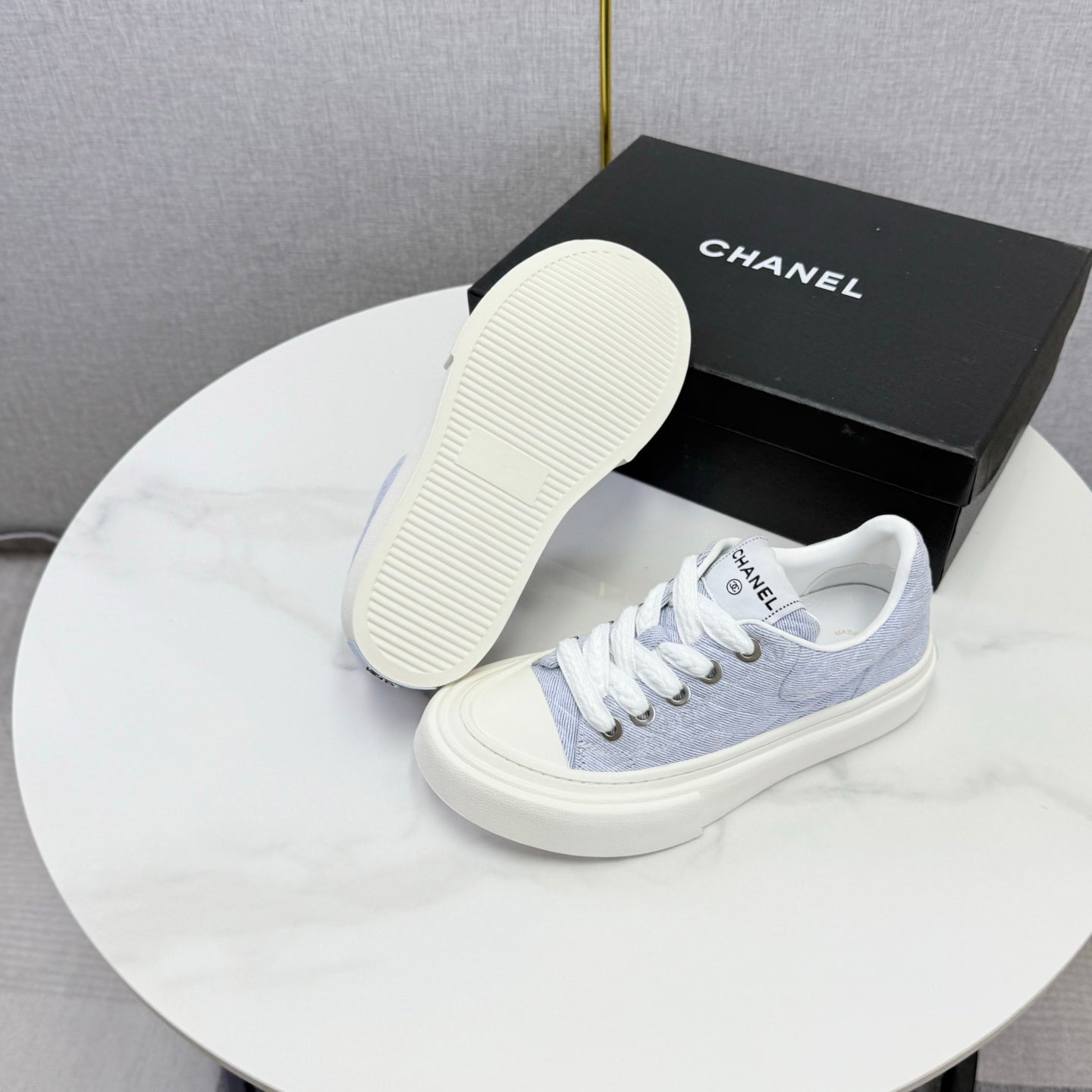 CC 26s Platform Sole Sneakers Pastel Purple Canvas 972895