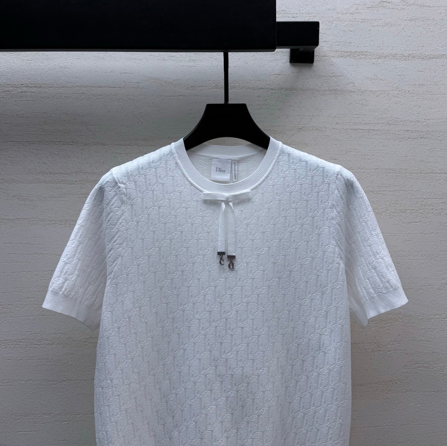 CD 26s Short-Sleeved Top White Viscose Fabric Polyester 398077