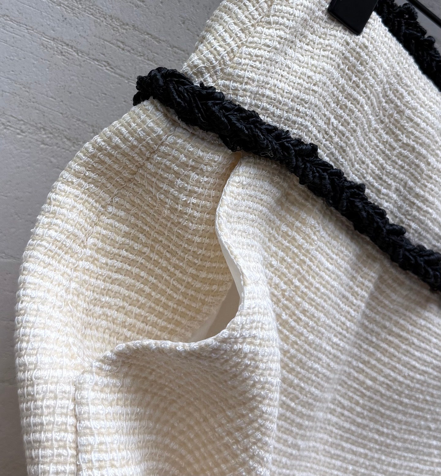 CC Skirt White & Black Tweed 398065