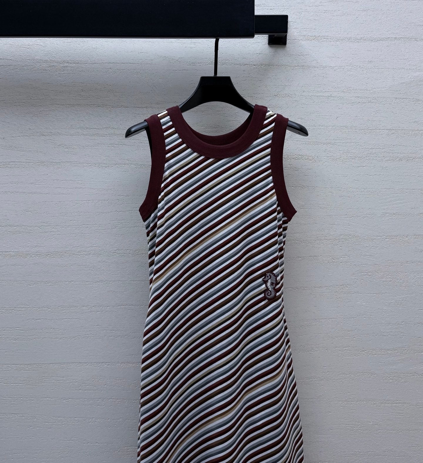 CC 26s Coco Beach Striped Sleeveless Dress Cotton 398004