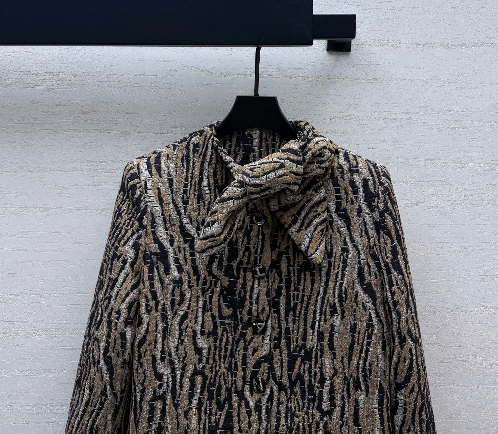 CC 26s Jacket Tiger-Print Tweed 423702