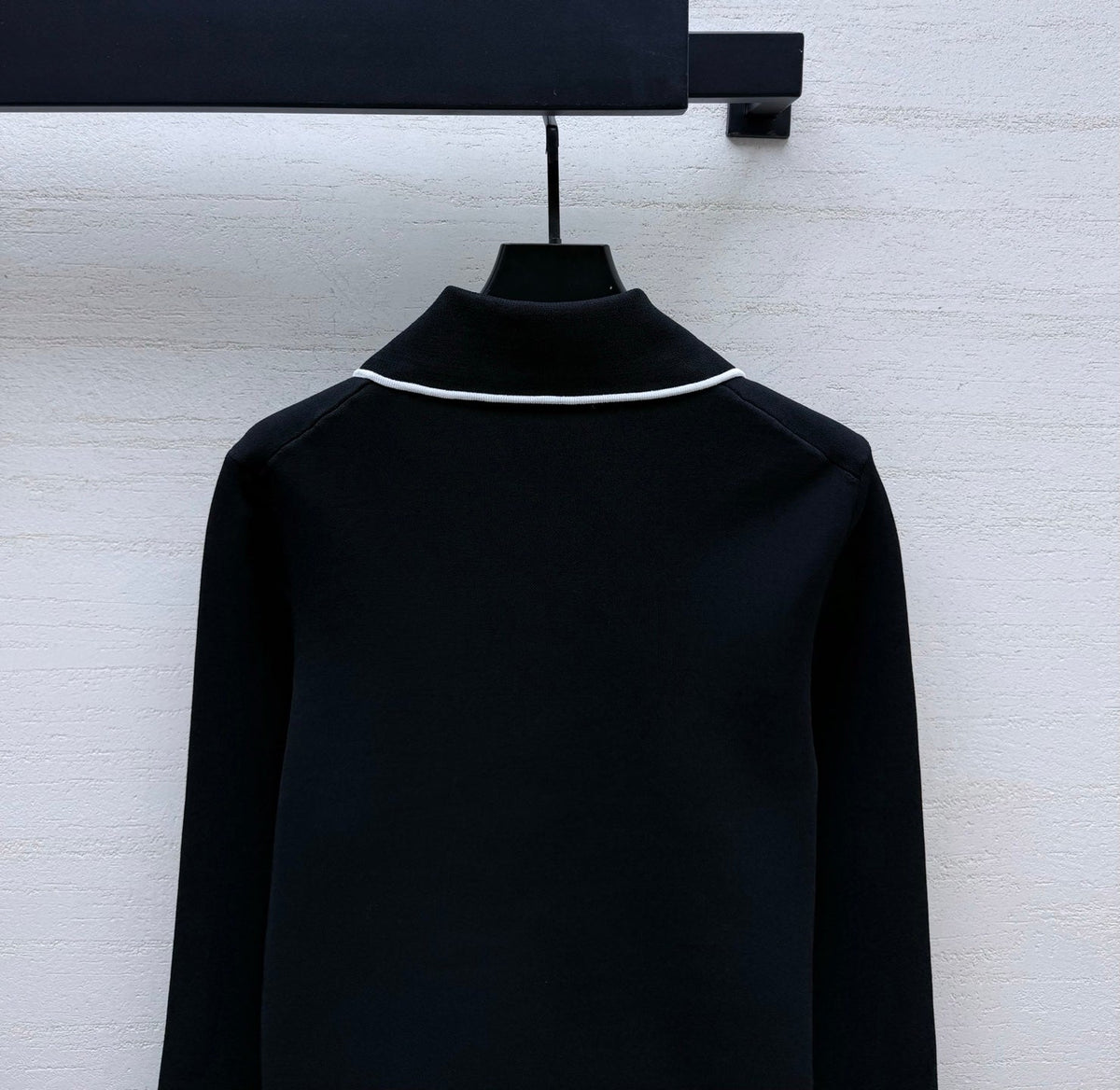 Dior 26s Knit Cardigan Black Viscose Mix 432887