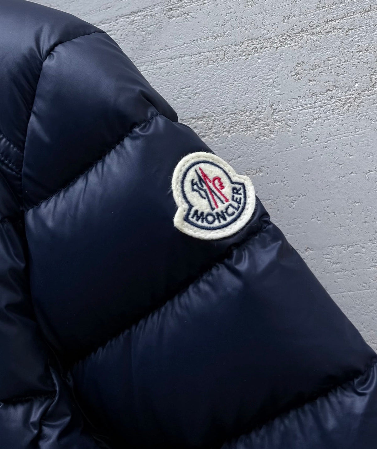 MC 26s Long Down Jacket Navy Polyamide 432972