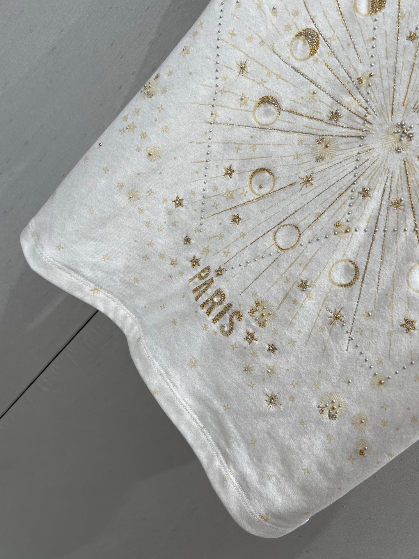 CD 25 T-shirt White Gold cotton 211144