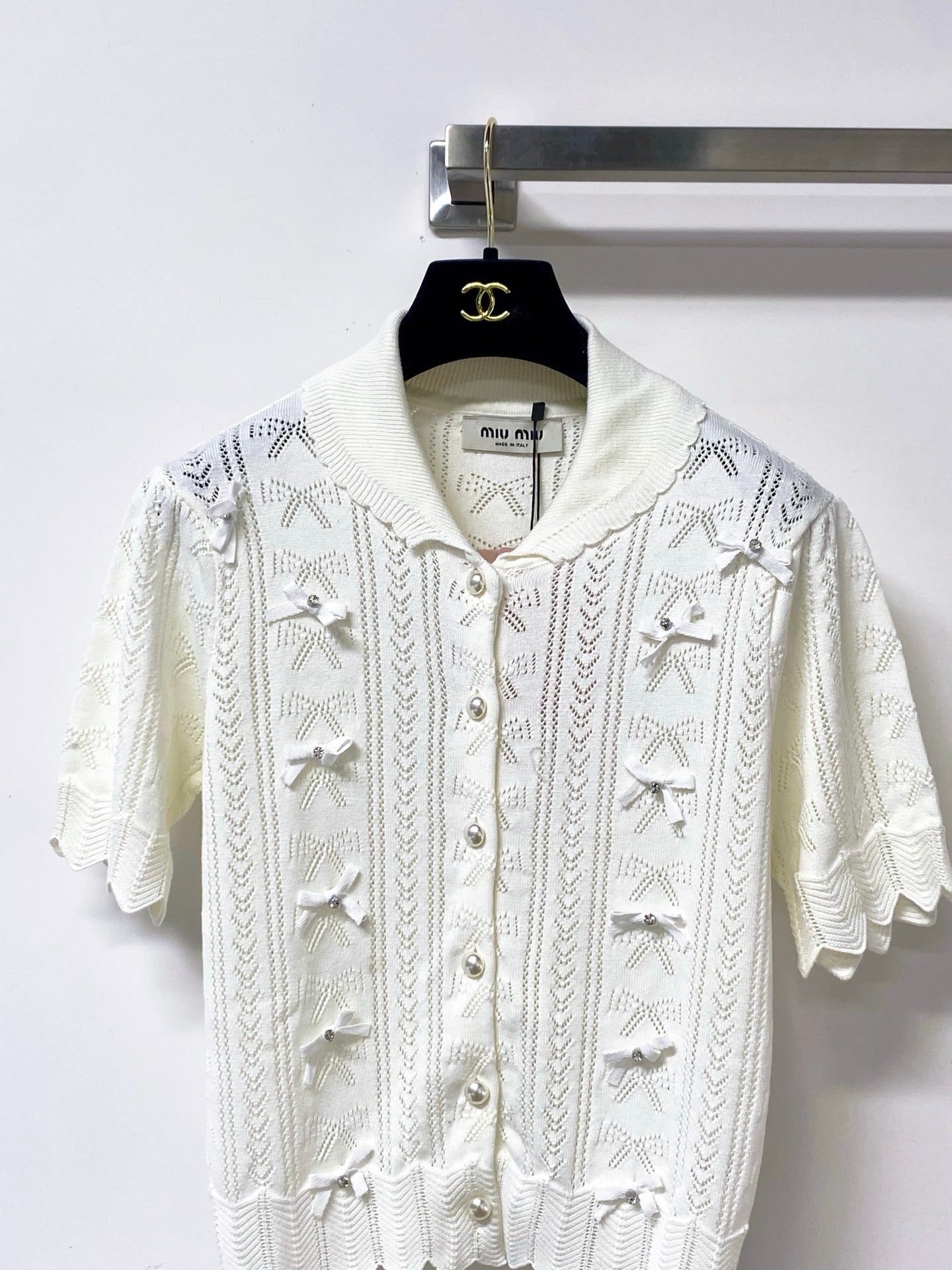 Miu 26s Knit Cardigan Top 1249
