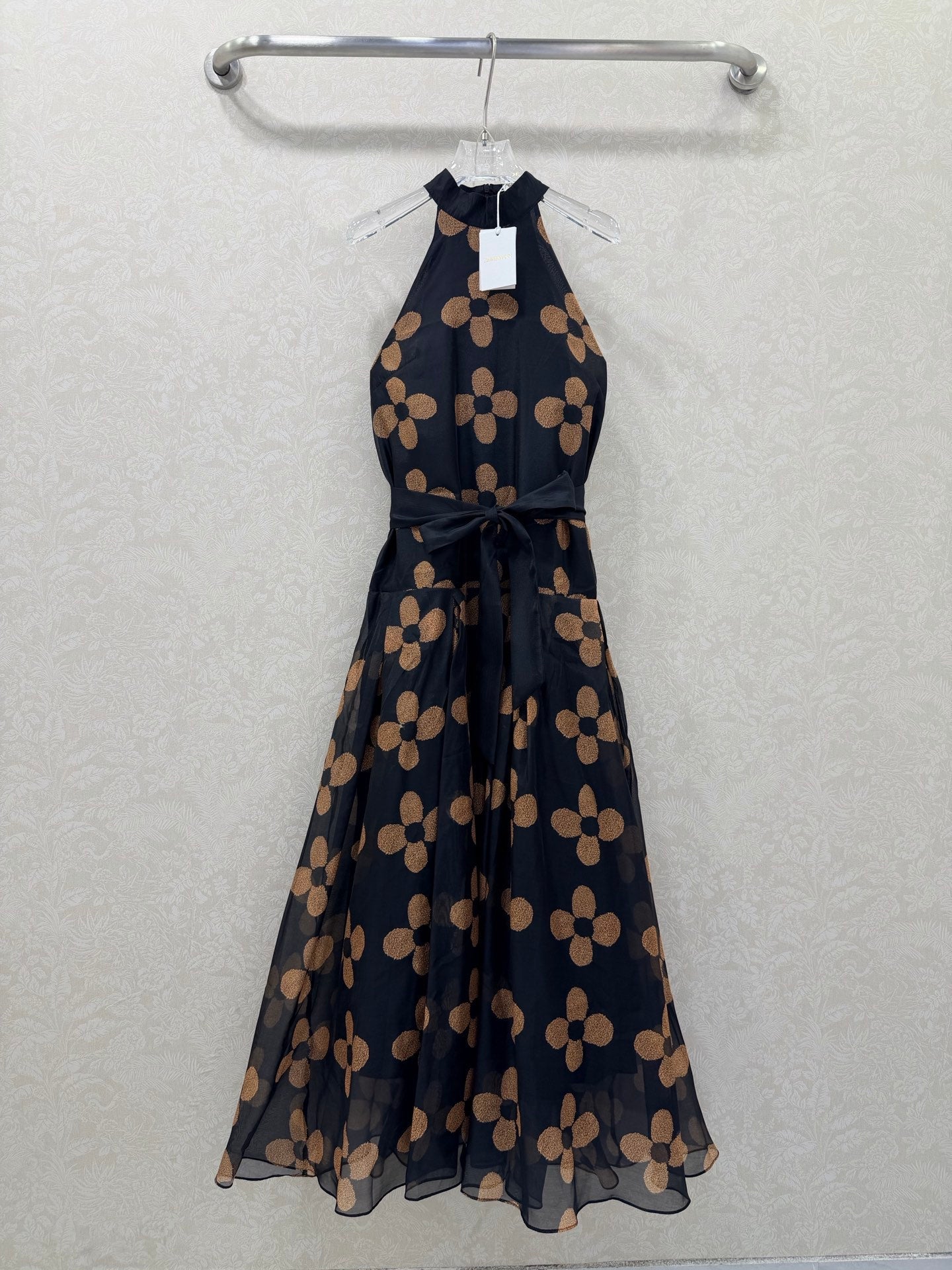 Zimmermann French Couture Floral Gown Black Cotton 347347