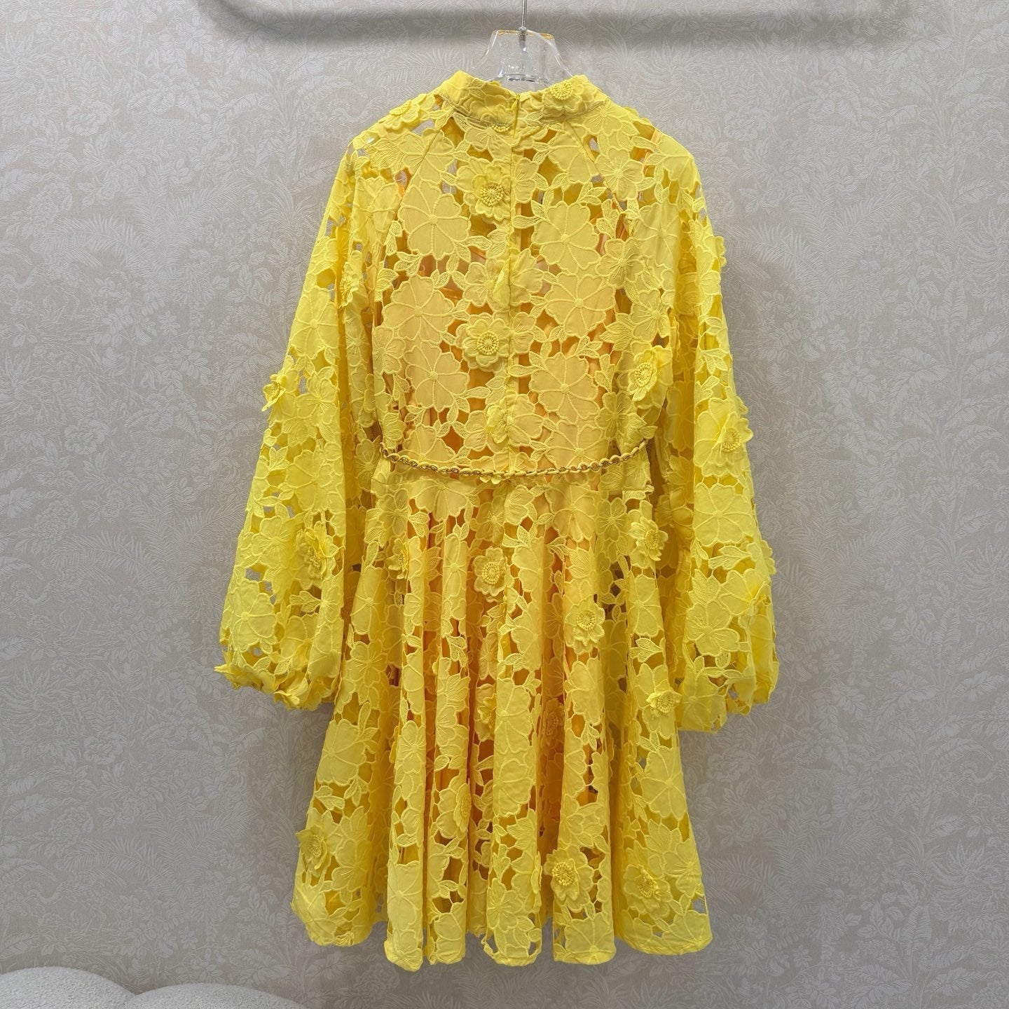 Zimmermann Patience Long Sleeve Dress Sunshine Cotton 347218