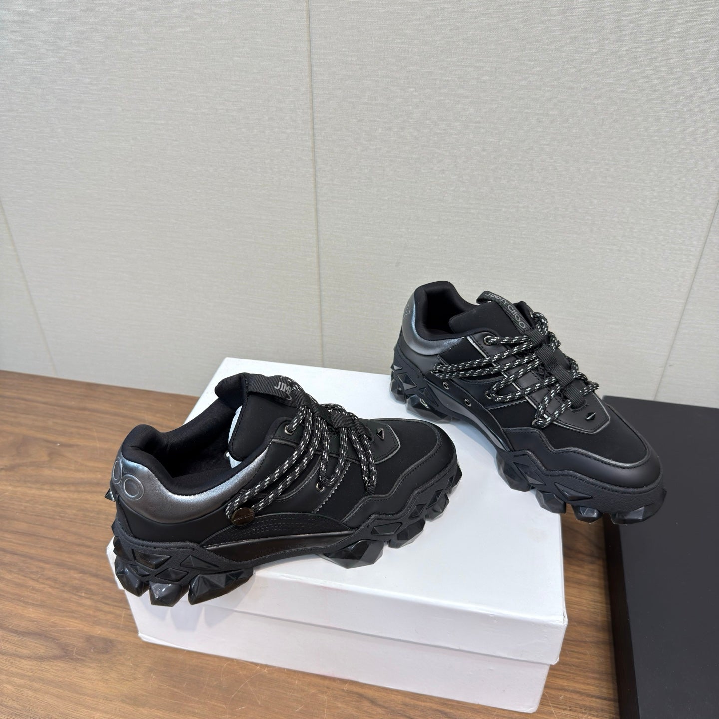 Jimmy Diamond X II/F Sneaker Black Fabric Leather 517668