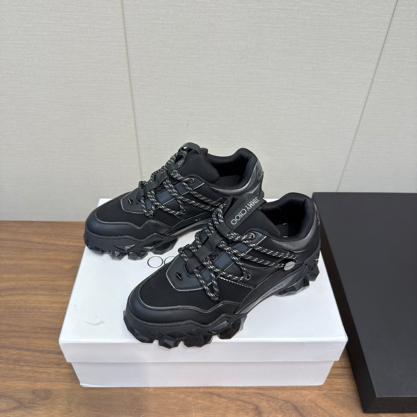 Jimmy Diamond X II/F Sneaker Black Fabric Leather 517668