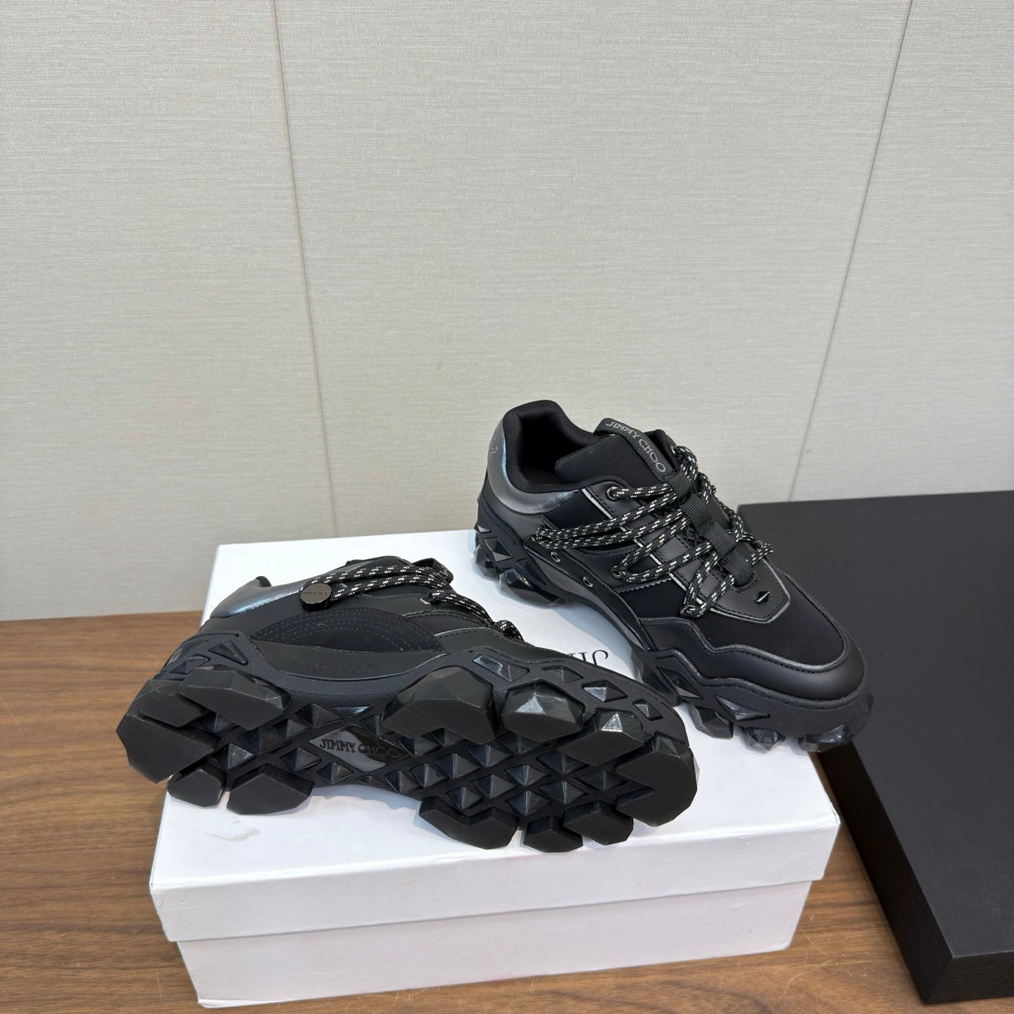 Jimmy Diamond X II/F Sneaker Black Fabric Leather 517668