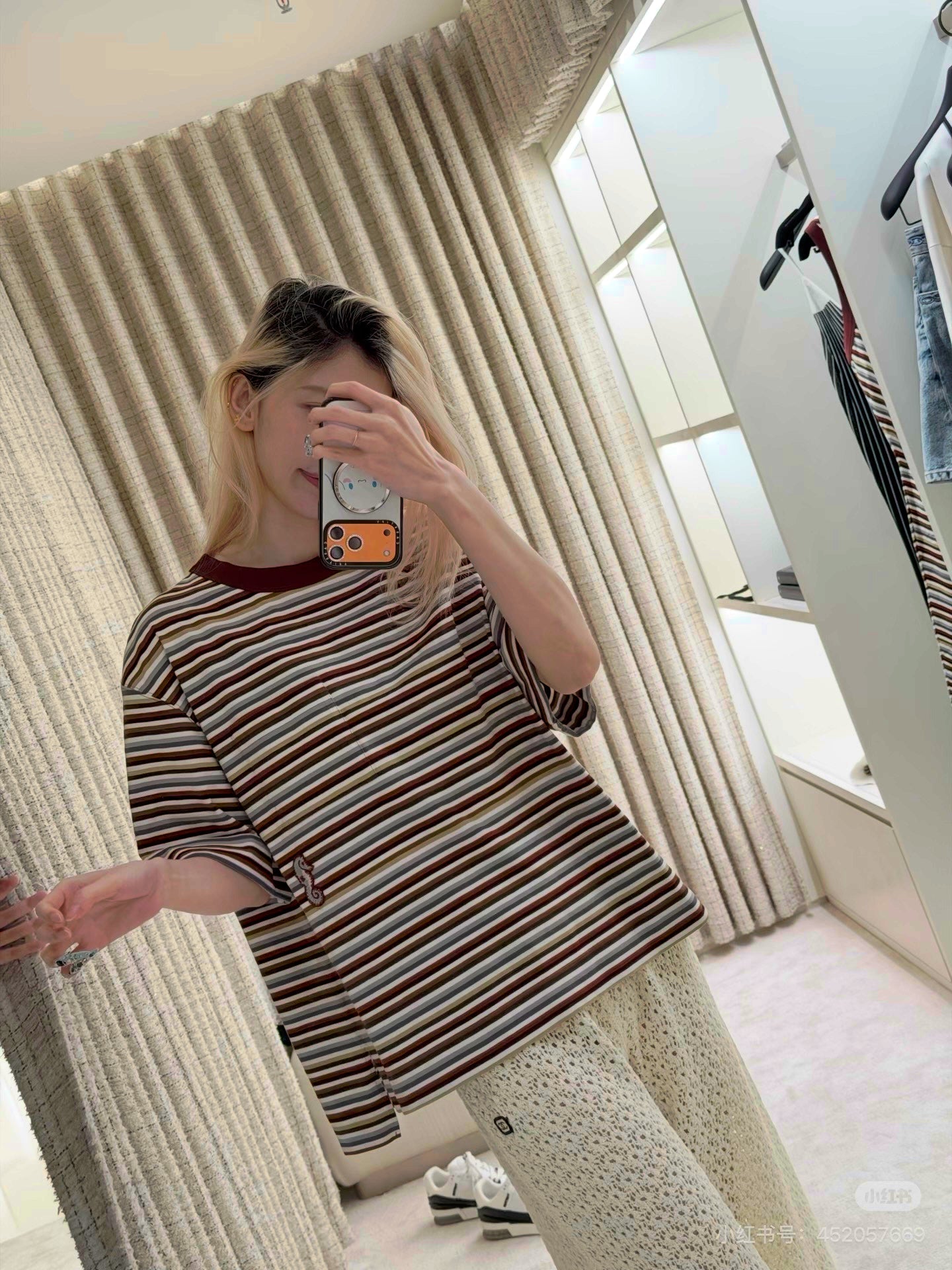 CC Striped Seahorse T-Shirt 394288