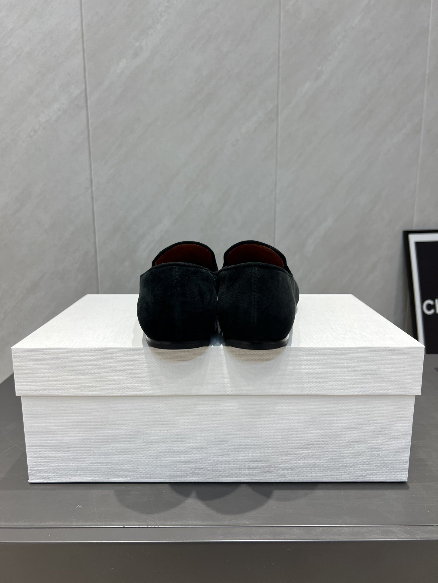 The Row 2025 Tipi Loafer Black Suede 540518