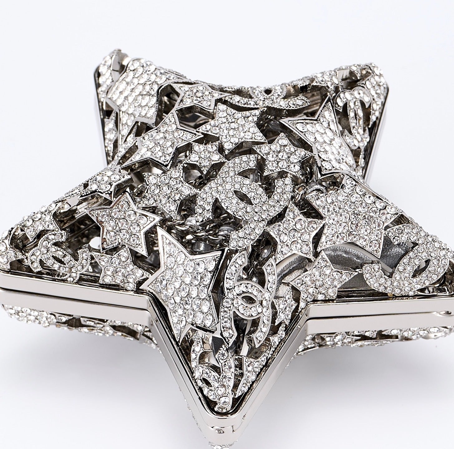CC 25A Metier's d'Art Star Minaudiere Strass Crystals Clutch Bag