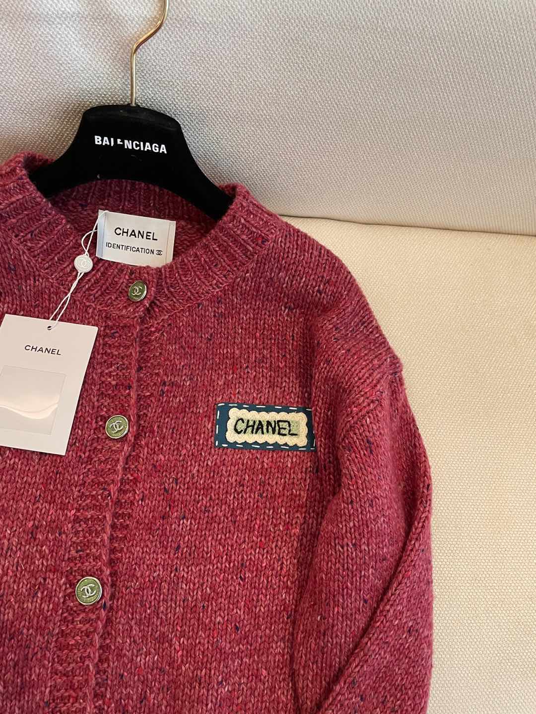 CC Cardigan Burgundy Cashmere