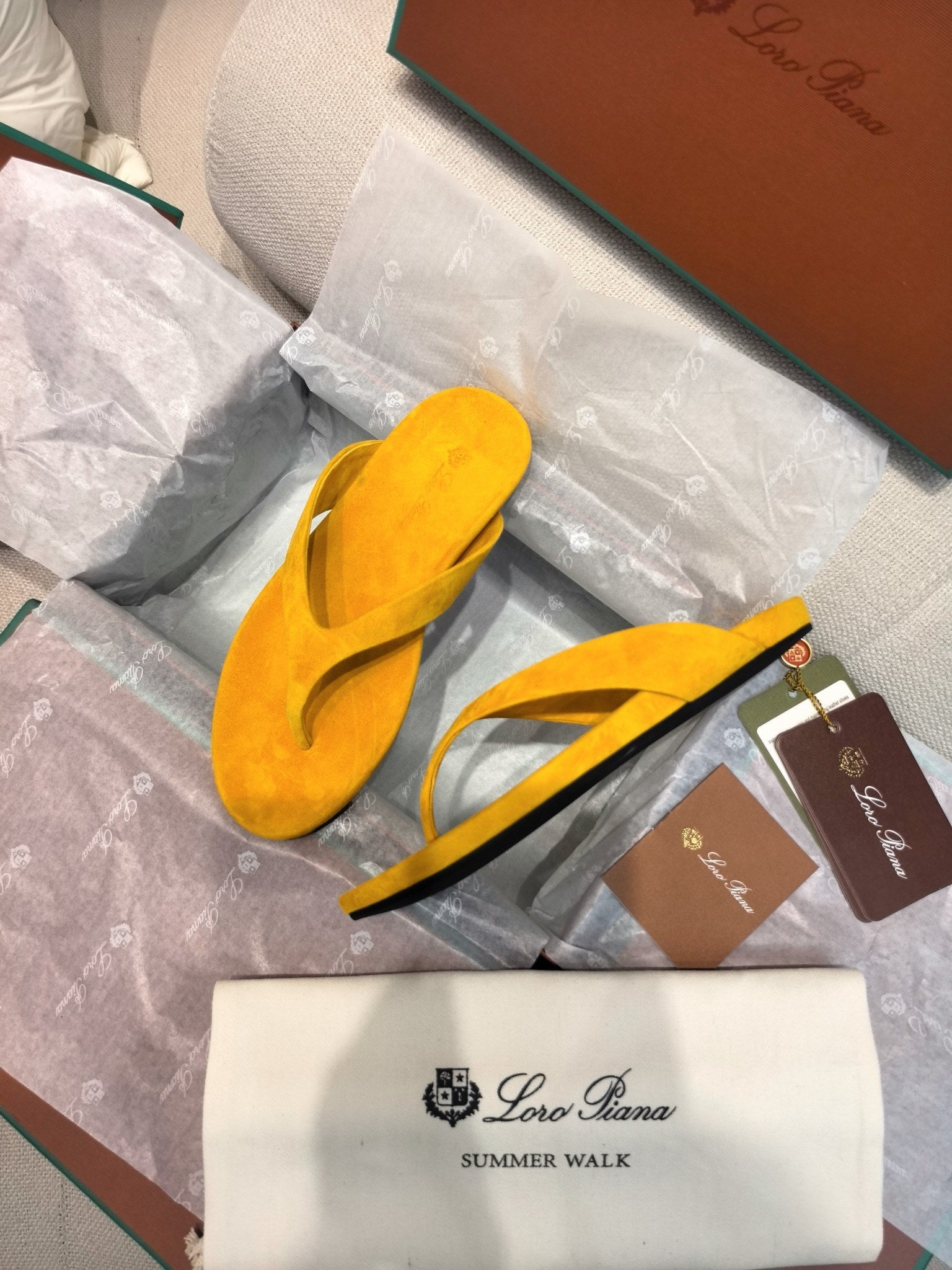 LP Ida Thong Sandal Yellow Suede 798917