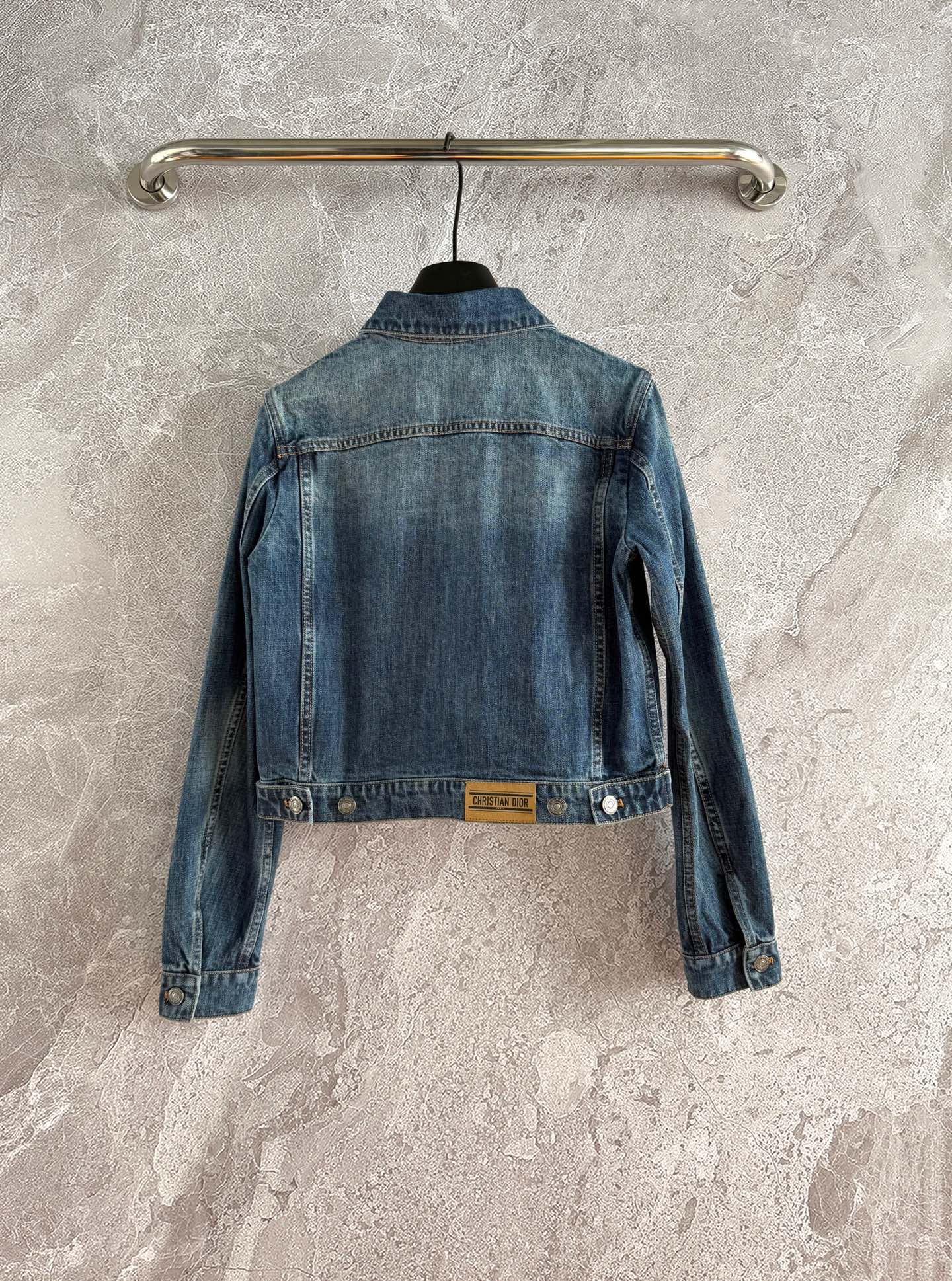 CD Pocket Denim Jacket Blue Cotton