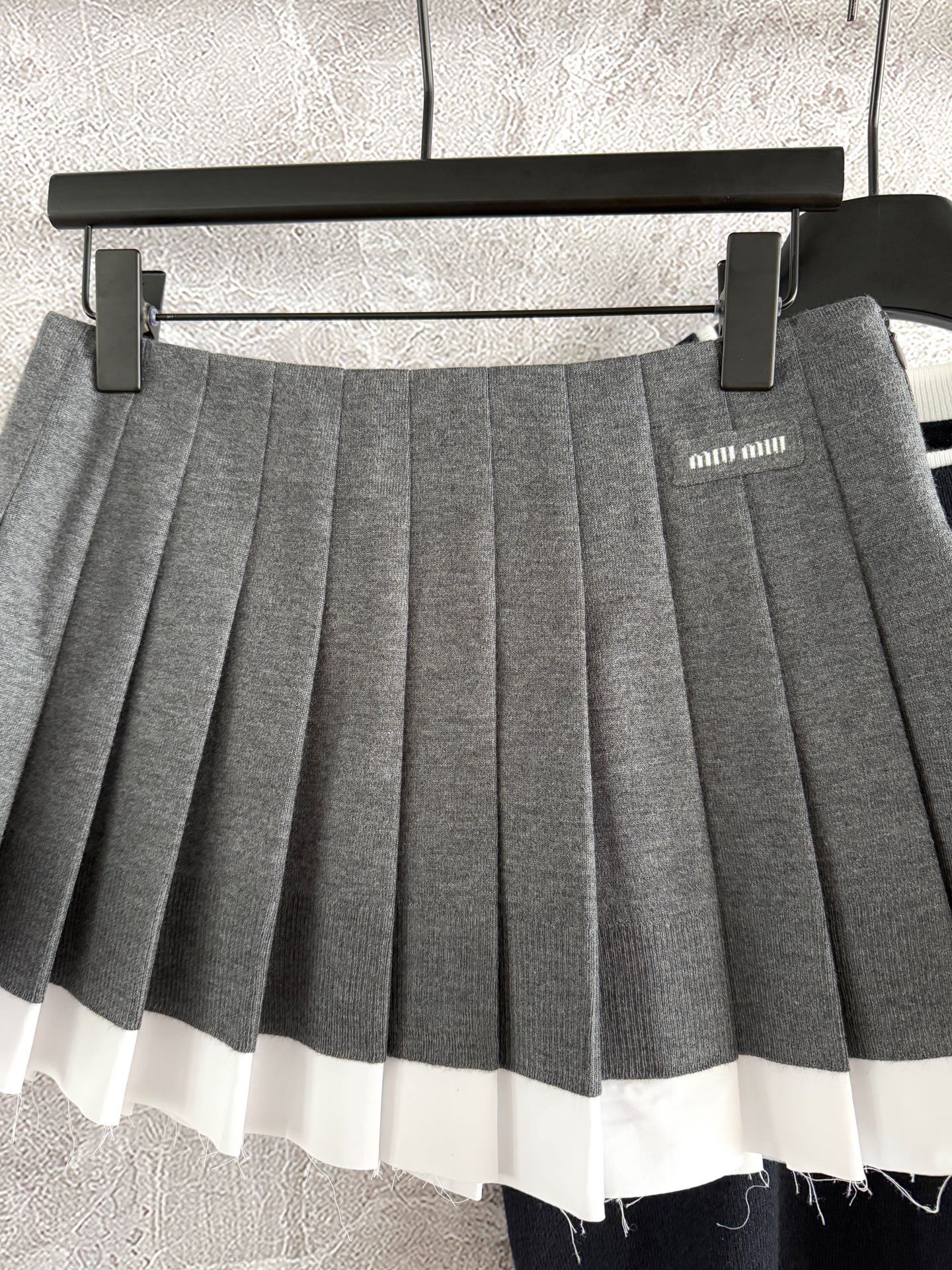 Miu Miu Set Black Gray White Polin Cotton