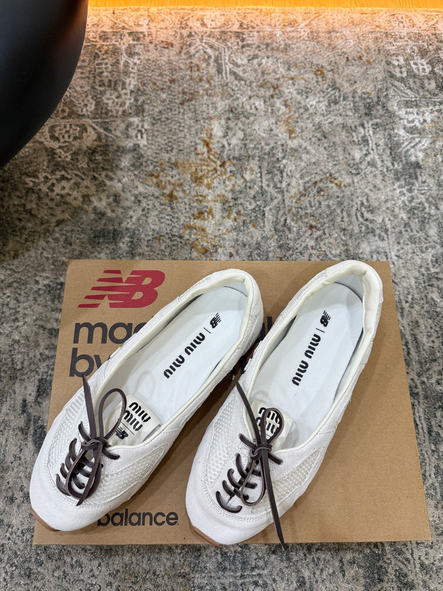 Miu Miu x New Balance 530 SL 26K Sneakers White Suede 996354