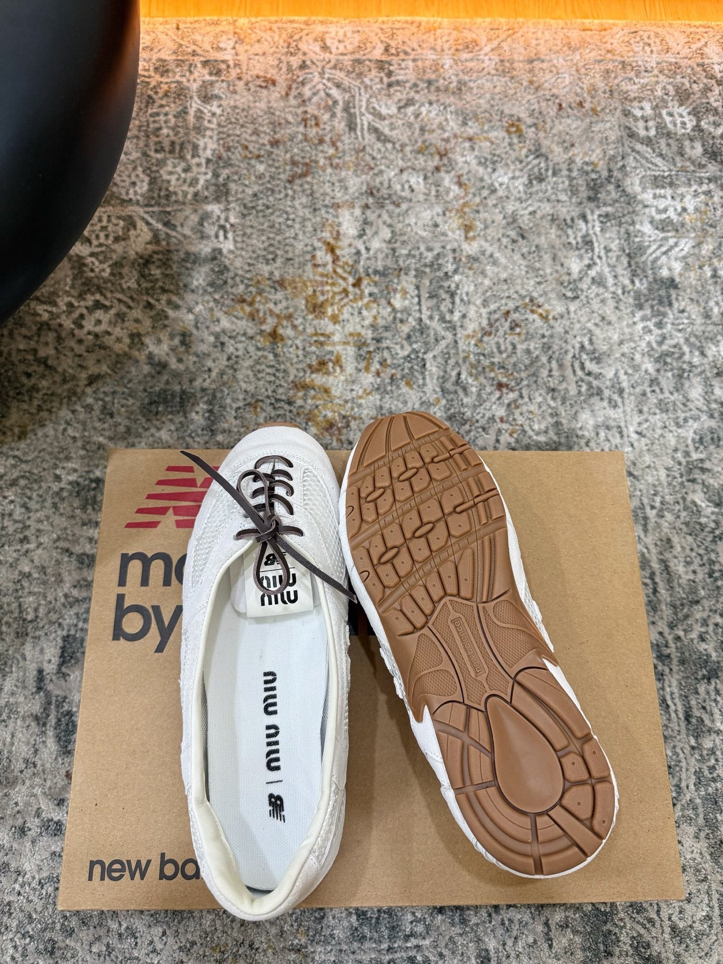 Miu Miu x New Balance 530 SL 26K Sneakers White Suede 996354
