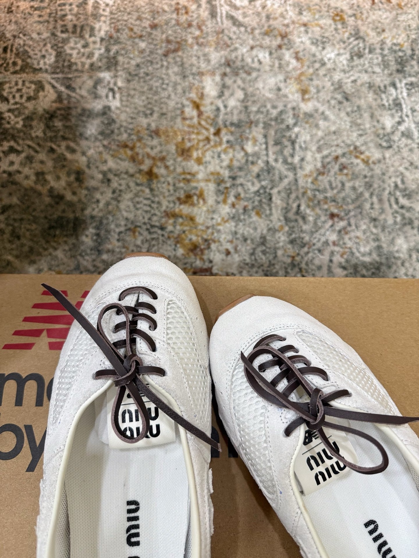 Miu Miu x New Balance 530 SL 26K Sneakers White Suede 996354