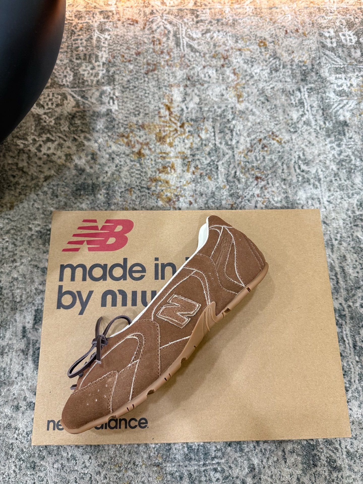 Miu Miu x New Balance 530 SL 26K Sneakers Brown Suede 996355