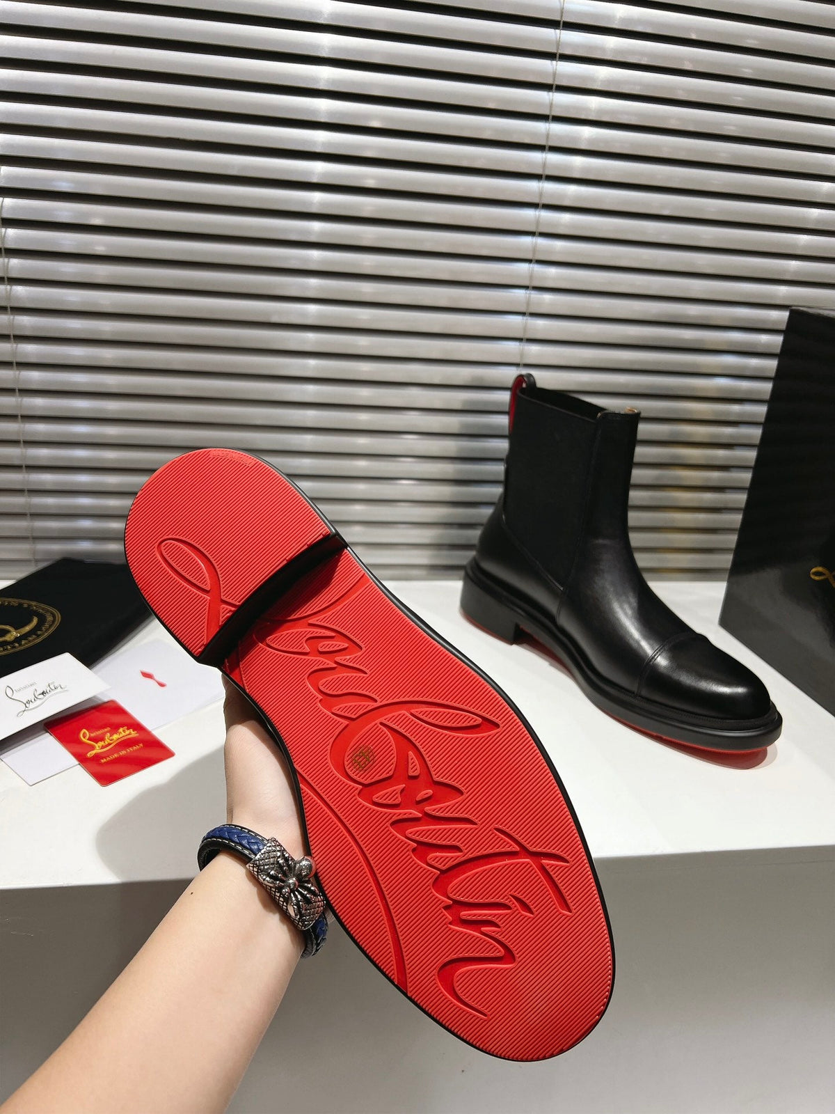 CL 2026 Chelsea Boots Black Black Logo Leather 193555