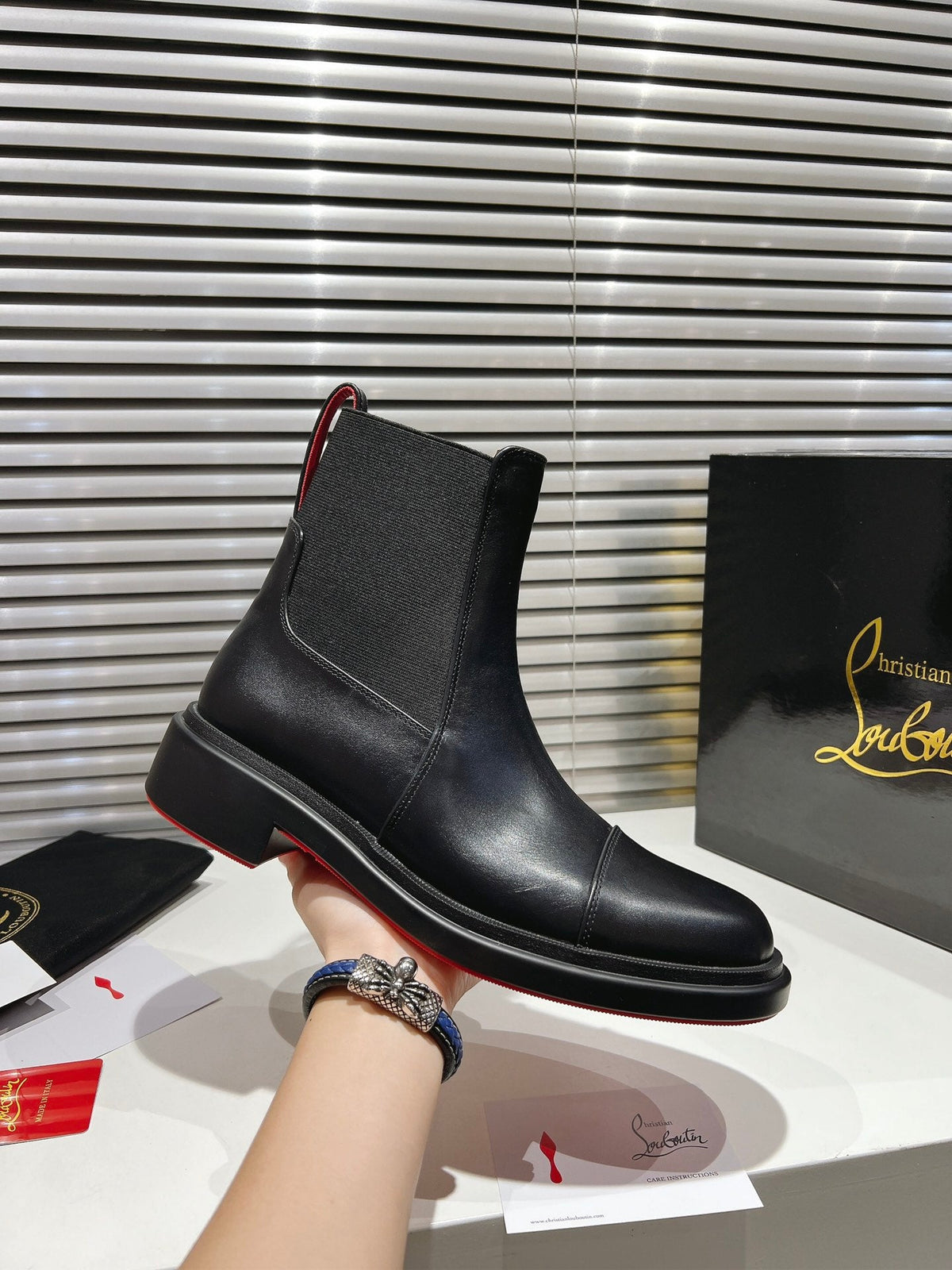 CL 2026 Chelsea Boots Black Black Logo Leather 193555