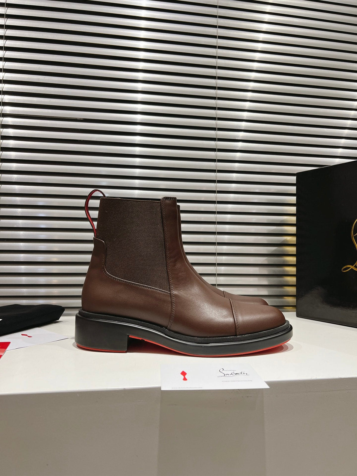 CL 2026 Chelsea Boots Brown Brown Logo Leather 193556