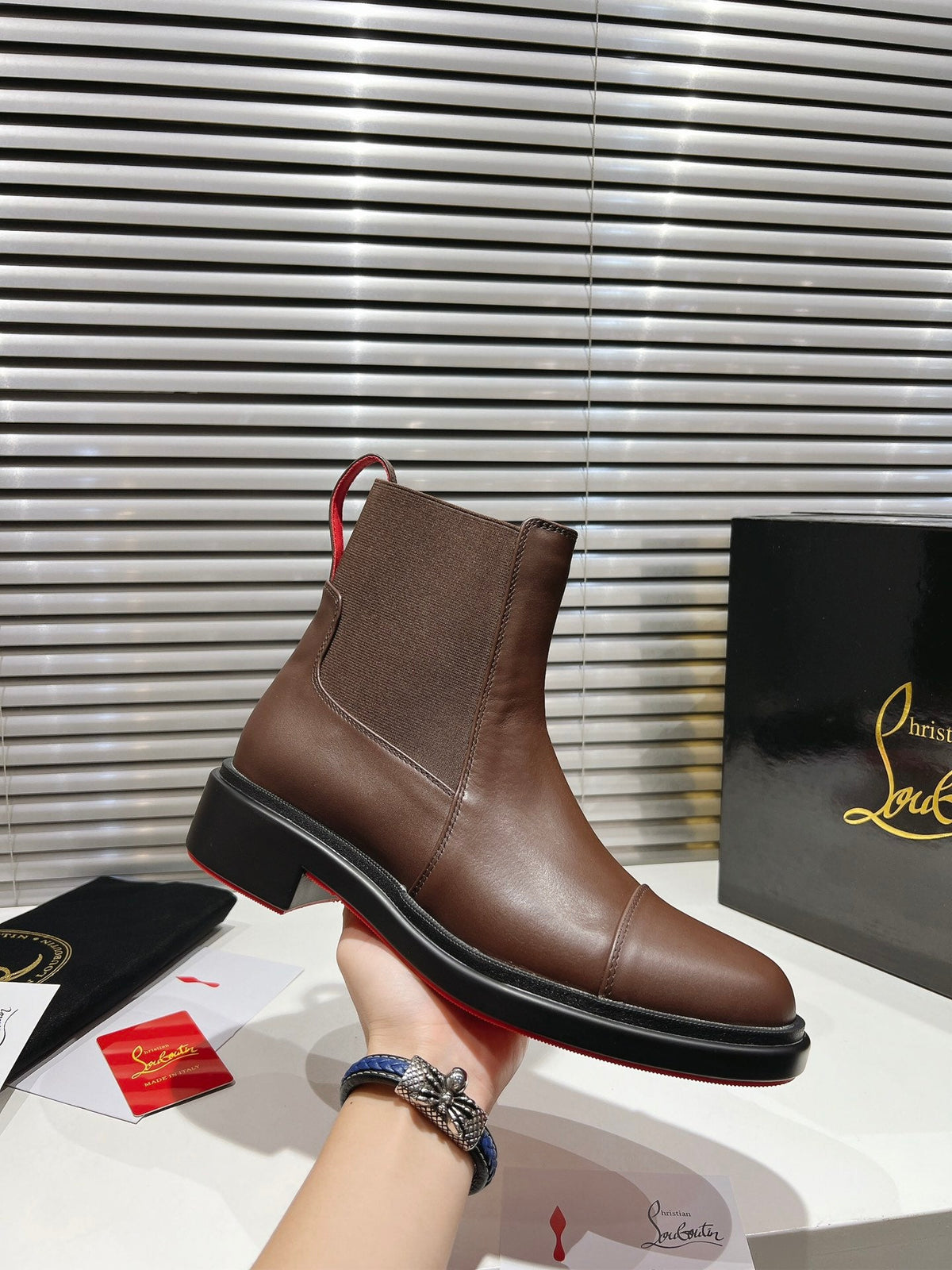 CL 2026 Chelsea Boots Brown Brown Logo Leather 193556
