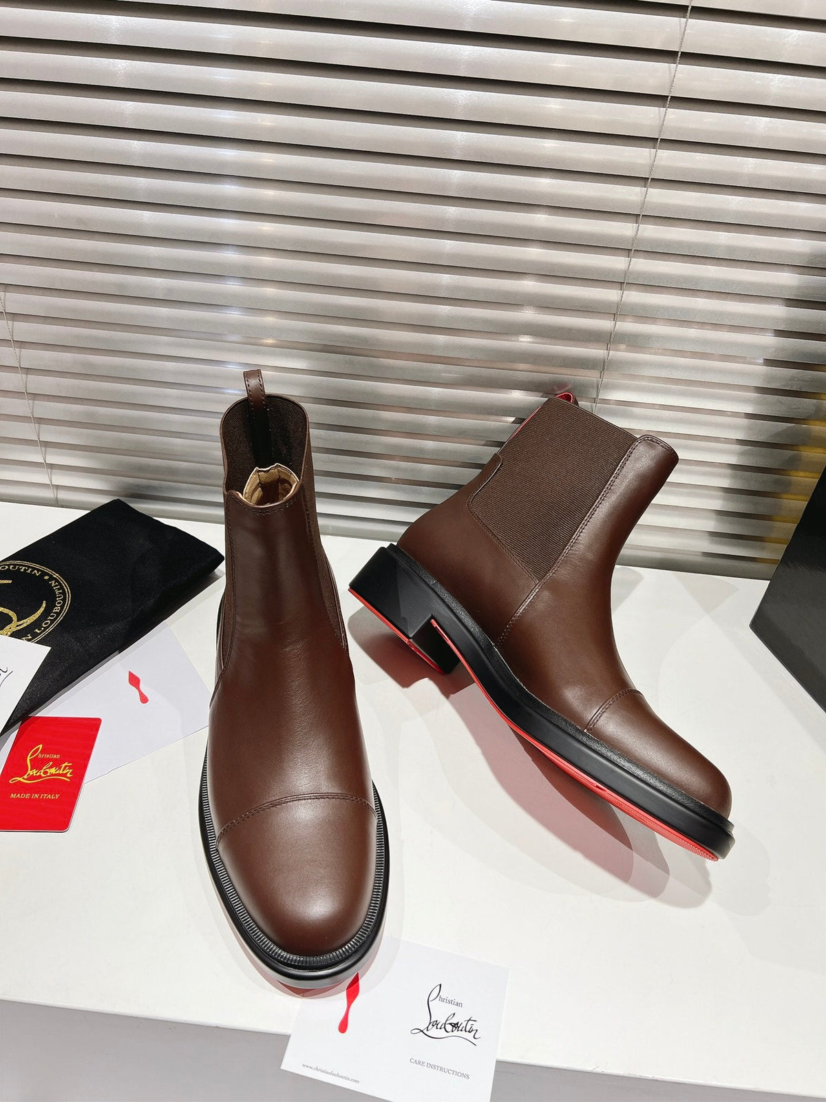 CL 2026 Chelsea Boots Brown Brown Logo Leather 193556