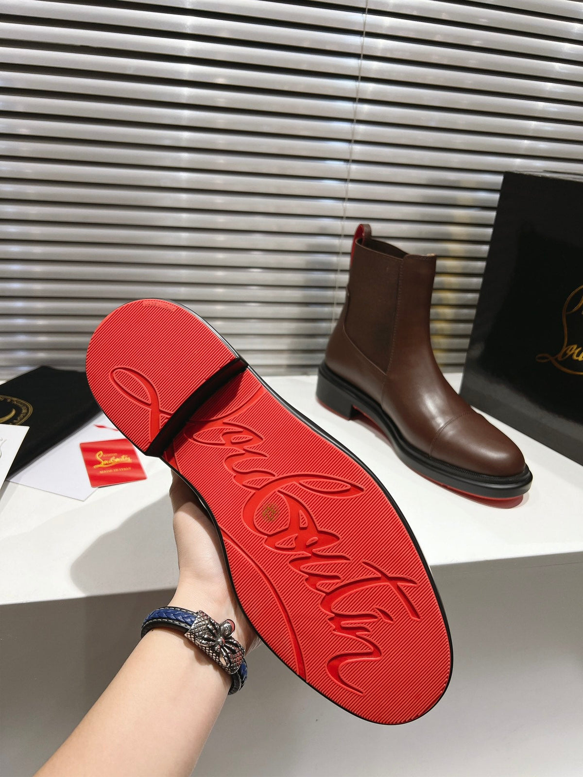 CL 2026 Chelsea Boots Brown Brown Logo Leather 193556