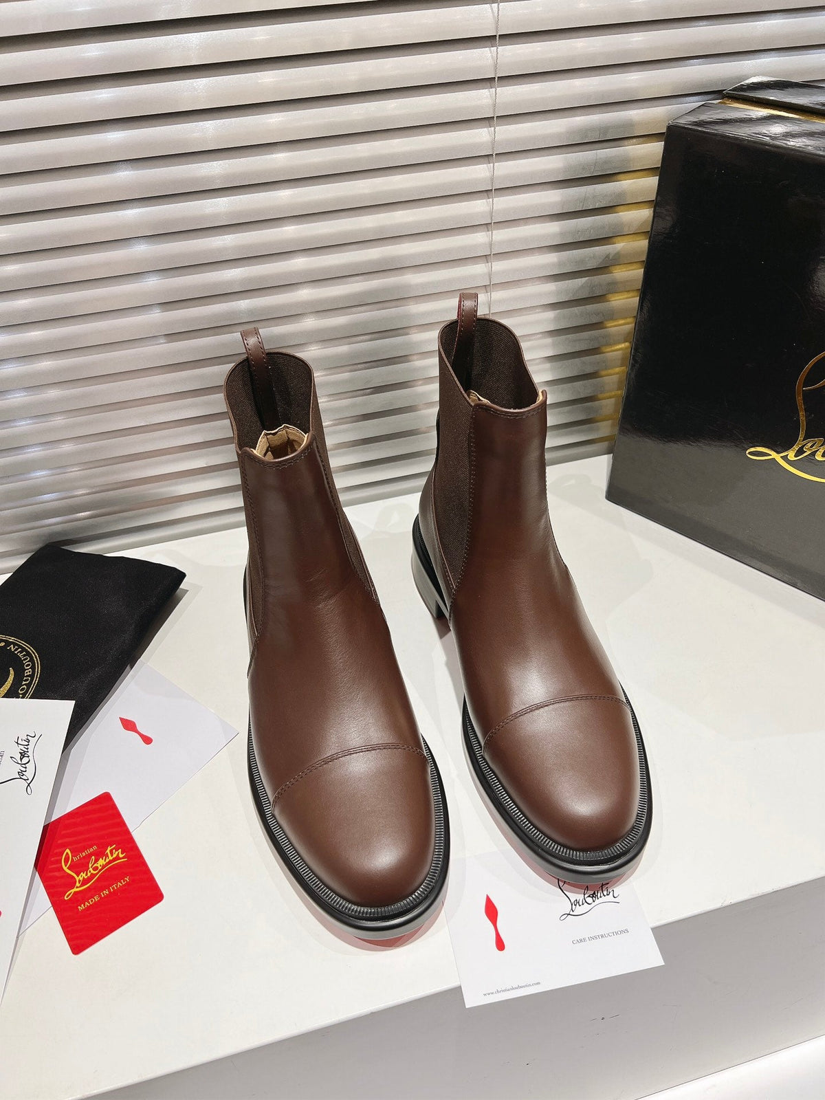 CL 2026 Chelsea Boots Brown Brown Logo Leather 193556