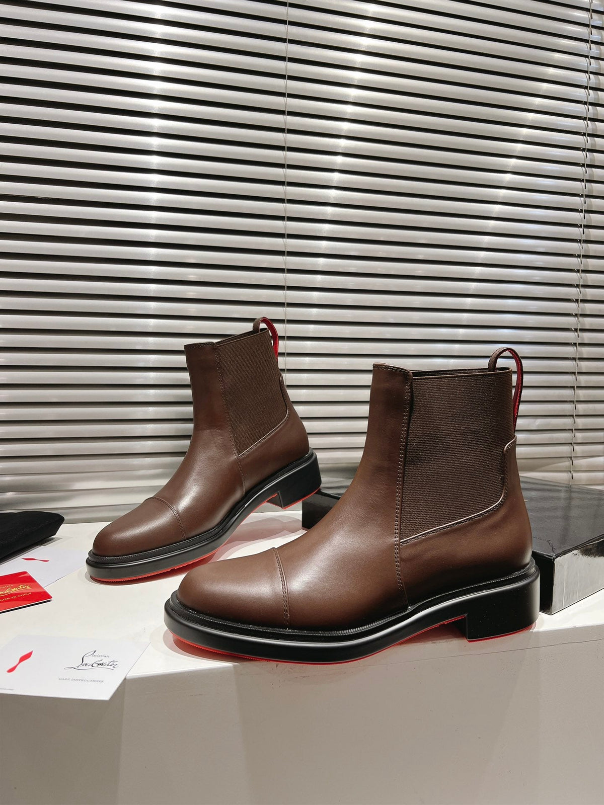 CL 2026 Chelsea Boots Brown Brown Logo Leather 193556