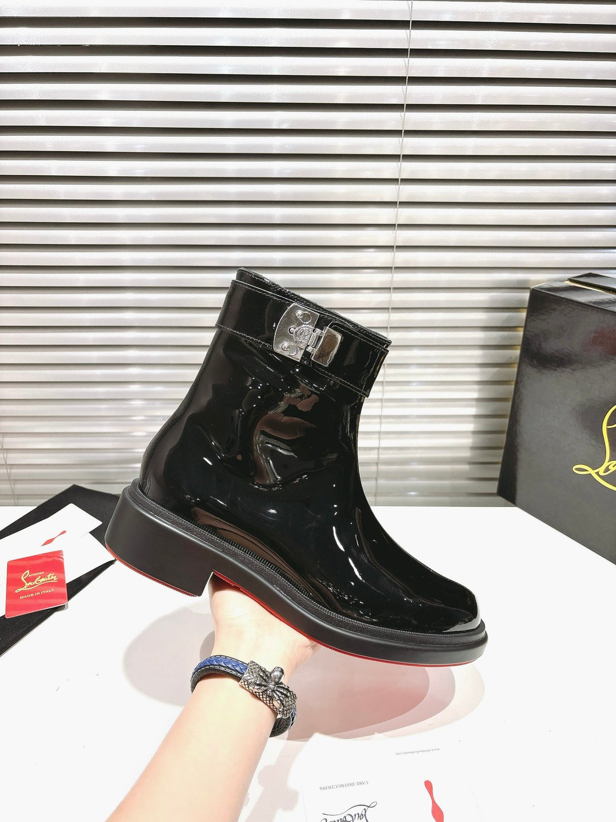 CL 2026 Ankle Boots Black Black Logo Patent Leather 193554